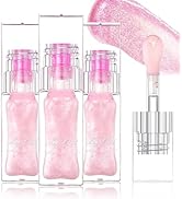 Sitovely 3PCS Magic Color Changing Lip Oil V2 Big Brush Moisturizing Color Changing Lip Gloss, Sh...