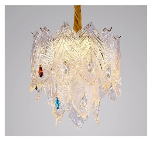 Lumière plafonnier cristal v-intage pour illuminer un salon