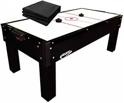 Mesa de Aero Hockey Preta KLOPF 1048 + Capa Impermeável