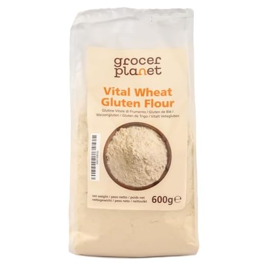 Grocer Planet - Gluten de Blé (600g) | Pour la préparation de Seitan et de Pâtisseries Protéinées