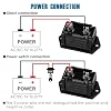Runleader Digital Hours Counter,AC/DC 5V to 277V for Garden Tractor Generator Scooter Club Car Forklift Leaf Trimmer etc.