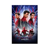 Kein Weg Nach Hause Spiderman Peter Tom Holland Filmplakat Leinwand Poster Wand Kunst Dekor Drucken Gemälde Für Wohnzimmer Schlafzimmer Dekoration Unframe 12x18inch(30x45cm)