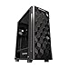 Nfortec Azir, Tour de Gaming avec façade filetée 3D, ATX, Compatible avec la Technologie ARGB, Ventilateur arrière Inclus, Couleur Noire