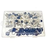 Lsgoodcare 60Pcs 2Pin 3Pin 4Pin 5Pin 16mm Thread Male Female Panel Metal Aviation Wire Connector Plug Assortment Kit with Aviation Caps - Image 4