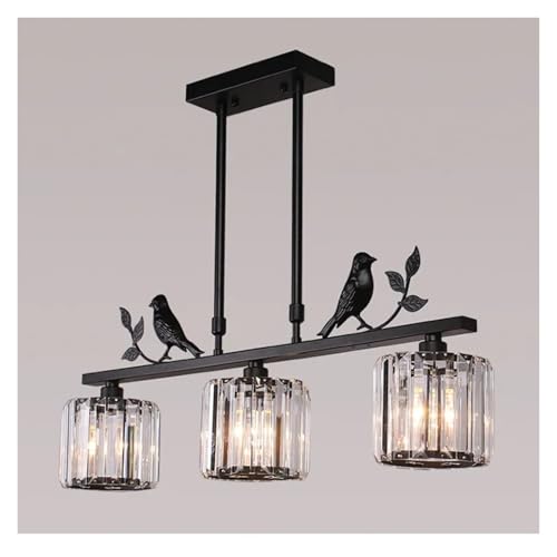 Lustre moderne Spoutnik plafonnier or antique et cristal nordique pour îlot