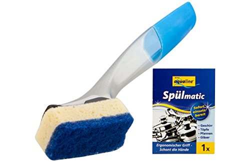 Preisvergleich Produktbild aqualine 1401 Spülmatic Spülschwamm mit Wechselkopf