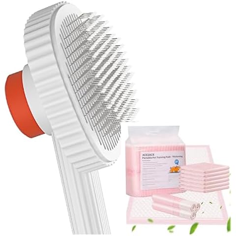 ACE2ACE Professional Cat Brush with Training Pads Cover