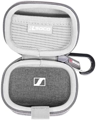 RLSOCO Carrying Case for Sennheiser Momentum True Wireless 4/3 Smart Earbuds - Grey (Case Only)