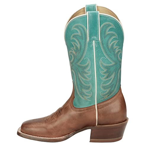 Tony Lama Women's Rowena Caramel Wide Square Toe with 11in. Shaft2