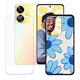 Coque pour Realme Narzo N53, Silicone TPU Cover Souple Cristal Bumper Housse Étui Case + Film Protecteur Verre trempé écran pour Realme Narzo N53 (6,74 Coque pour Realme Narzo N53, Silicone TPU Cover Souple Cristal Bumper Housse Étui Case + Film Protecteur Verre trempé écran pour Realme Narzo N53 (6,74