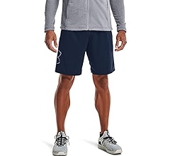 ウェア 68&AKTR ARCH LOGO 6.5 INCH SHORTS XL Under Armour mens Tech Graphic Shorts , Steel (035)/Black