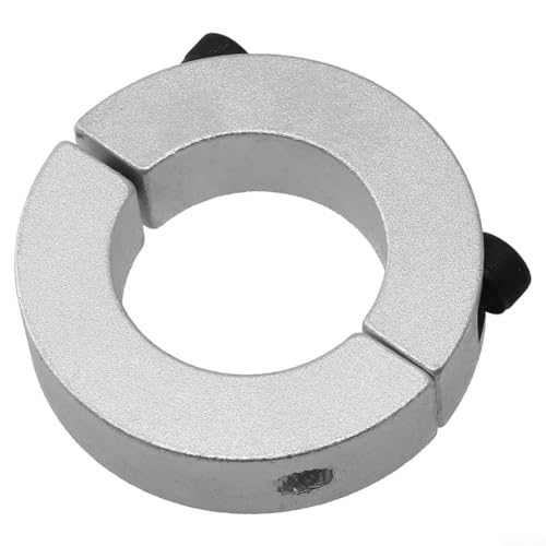Collier de serrage en aluminium à double fente, anneau de serrage en deux pièces pour le montage et l'emplacement axial, ID 12 mm, 20 mm, 25 mm, 30 mm, 35 mm, 38 mm, vis à capuchon DIN 912 pour