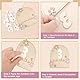 KEQAR 1 Pcs Baby Monatliche Meilenstein Karten mit Klebepunkten Blumen-Stil Baby Meilensteinkarten Holz Foto Requisiten für Kleinkinder von 0-12 Monaten Babyparty Wachstumsaufzeichnung