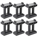 Rehausse de rails de train miniatures – idéale pour la construction de décors par les enfants, stimulant leur imagination. compatible avec la plupart des grandes marques de circuits de train en bois et fonctionne parfaitement avec les trains miniatures et les supports de rails