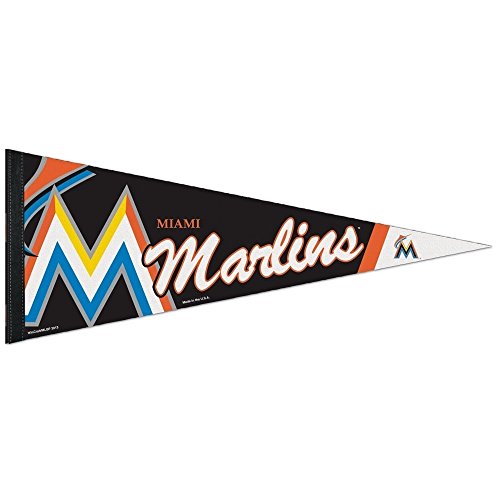 Fanion Miami Marlins WinCraft MLB en feutre premium pour supporter