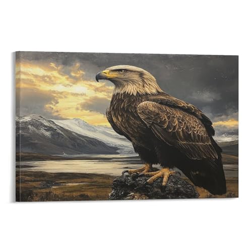 Peintures sur toile aigle pour chambre : transformez l'ambiance de votre couloir