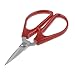 Aexit Home Office Hand Tools Red Handle Metal Blade Sewing Paper Straight Scissors Shears & Scissors 4.7