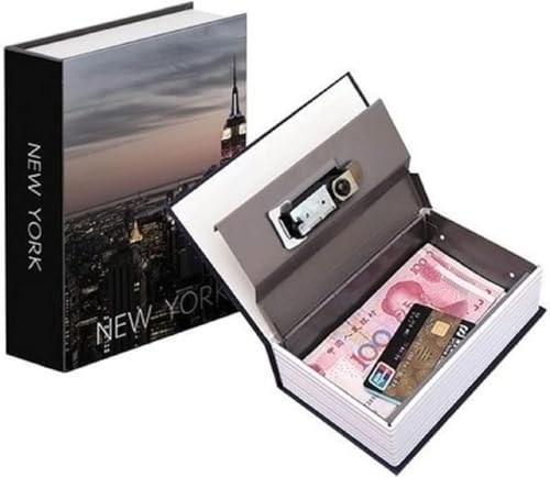 Cofre Camuflado em Formato de Livro com Chave - Porta Jóia – Discreto, Seguro e Funcional