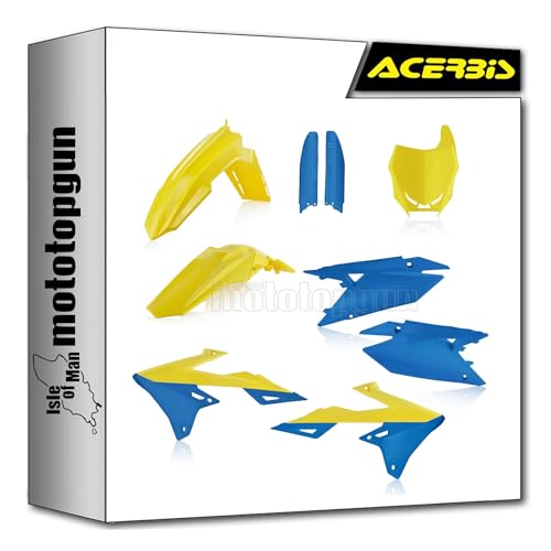 Kit cache carenage 0023623.274 Acerbis jaune bleu Suzuki RM-Z 450