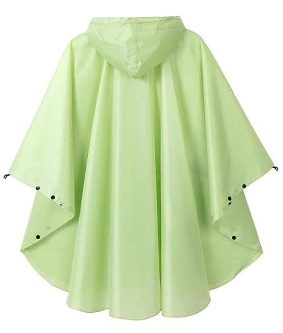 Image of salamra Rain Poncho Jacket - Hooded Waterproof Raincoat with Pocket for Women Men Adults
