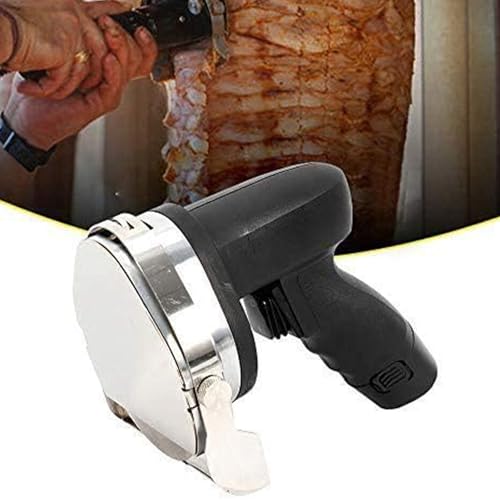 Cplsntaeam Electric doner knife Electric kebab knife Kebab cutter 80W Electric kebab cutter Kebab/Yakitori cutter Kebab machine (0-8mm adjustable),220v