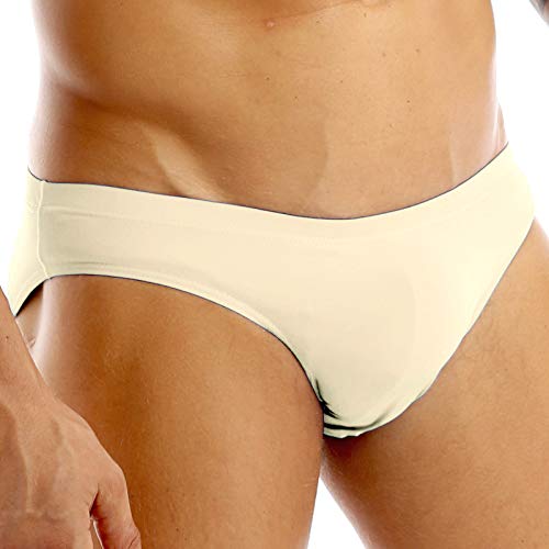 CHICTRY Men's Low Rise Briefs Underwear Traceless Bulge Pouch Bikini Underpants