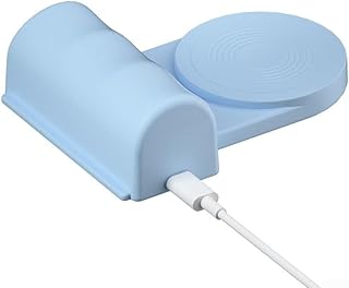Soporte inalámbrico compatible para selfies para Samsung, y mango de cámara multifunción, resistente a las sacudidas y estable, tamaño compacto y ligero, opciones negro, rosa, azul (azul)