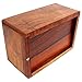 Indian Glance Wooden Urn Box - Urn for Human Ashes Funeral Cremation Urn (X-Large 9.5″ x 6.5″ x 5″ Urn Holds: 200 cu. in.)