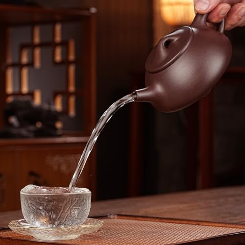 Théière Shipiao en argile violette faite à la main pour infusion Yixing - 4