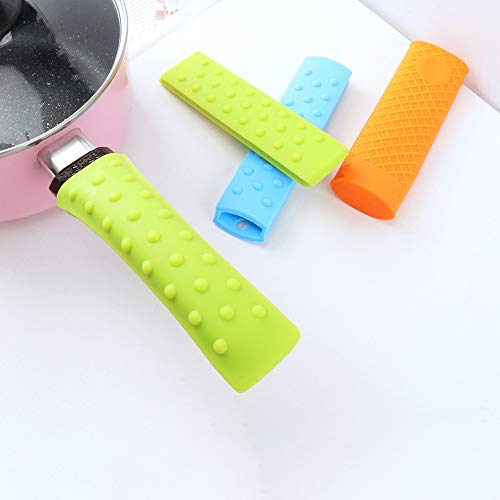 Manique en silicone pour manche de poêle évitant les brûlures en cuisine - 2