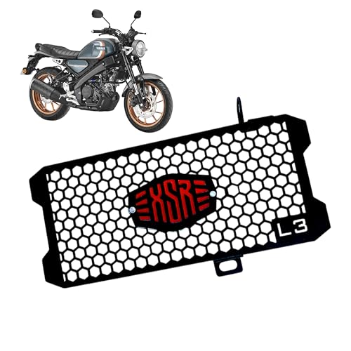 Image of L3 MODZ XSR 155 Radiator Guard - Honeycomb Design Grill Protector | High Airflow (1, red)