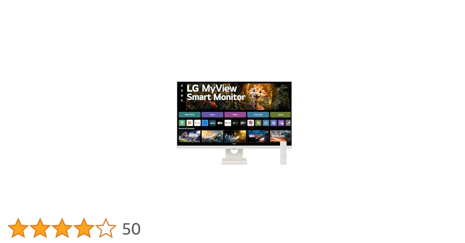LG Smart Monitor (32SR73U) - 32-Inch 4K UHD (3840 x 2160
