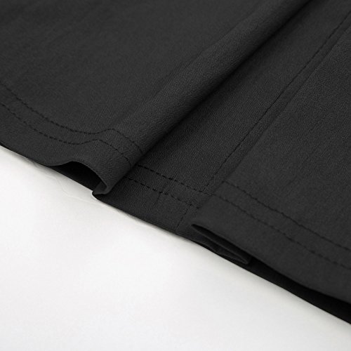 Belle Poque Wear To Work Comfortable Classic Kickpleats Bowknot Skirts M Bp587-1 Black thumb #6
