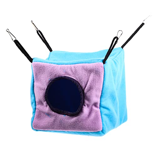 NOLITOY リス綿の巣 フェレット インコ用鳥かご ネズミのベビーサークル ハンモックペット ハムスター 豚 ハムスター ハンモック 洗えるモルモットベッド 吊り下げ式チンチラベッド コットン