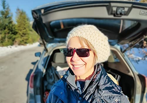 Polarized Clip-On Sunglasses for Driving, UV Protection, Flip-Up Sunny and Low Light Combo Set, Slim Clip Design2