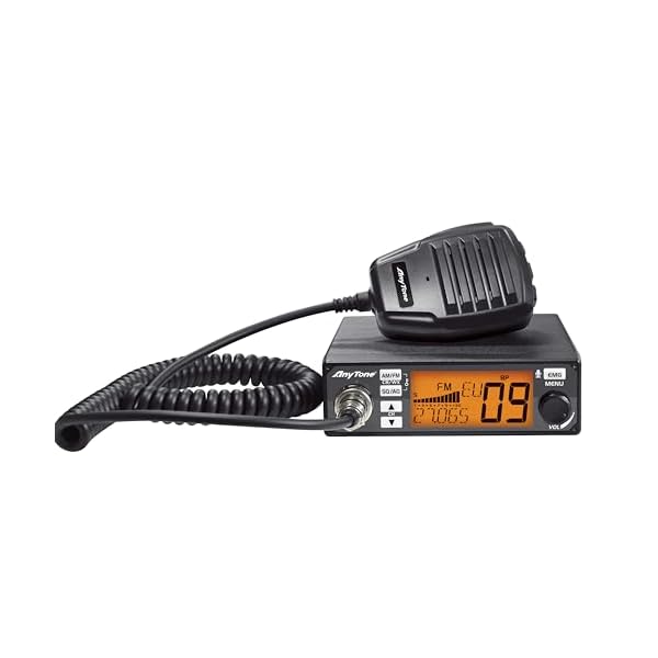 AnyTone AT-500M II Mobile CB Radio for Truck, with Input Voltage 12/24V,NR Function for Noise Reduction, CTCSS/DSC Code,Echo Function and WX Weather Channel