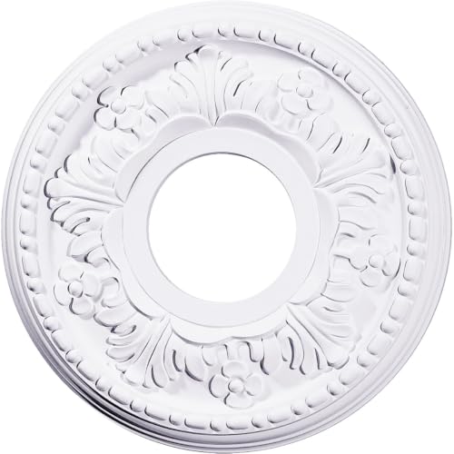 11 7/8"OD x 3 5/8"ID x 7/8"P Helene Ceiling Medallion (Fits Canopies up to 5 1/4")