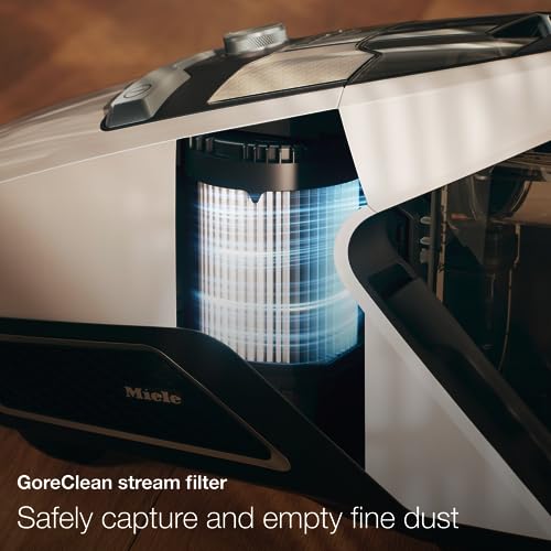 Image of Miele Blizzard CX1 Bagless Cylinder Vacuum Cleaner with EcoTeQ Floorhead, Hygiene Lifetime Filter, Large Operating Radius, Graphite Grey