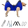   Pet-Dog-Grooming-Hammock-for-Nail-TrimmingDog-Restraint-Hanging-Harness-for-Nail-ClippingDog-Grooming-Sling-for-Large-Dogs-with-Nail-ClippersNail-FilePet-CombClaw-CareXXL-for-90lb