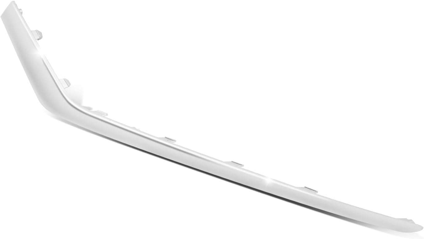 Auto Dynasty HY1046112 Front Lower Bumper Cover Molding Compatible with Sonata (Exclude Hybrid and Sport) 2018-2019, Driver Left Side, Polished Chrome