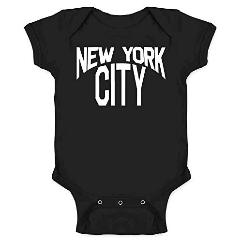 Classic NYC Music Infant Bodysuit for Newborns and Toddlers Black 12M