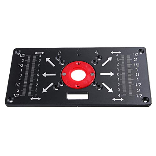 Router tabla placa de inserción de 235x120x8mm con acabado rectificado para fresados limpios