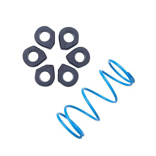Image of NIKAVI RRL04 Rocket Roller Weights with Spring | Premium CVT Roller Weight Set Compatible with TVSS Ntorq | Improved Acceleration, Smooth Transmission & Durable Performance