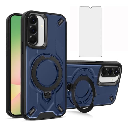 Coque Samsung Galaxy A15 5G Asuwish avec protège-écran verre et anneau
