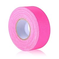 Abeillo Neonpink Gaffer Tape, Fluoreszierendes Klebeband, Rosa Reflektoren Aufkleber, UV Aktiv Tape für Bühnenpartys, Spielgitterböden, Weihnachtsdeko, 25mm x 15m