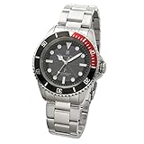 正規品 SalvatoreMarra 腕時計 サルバトーレマーラ SM22110-SSBKRD 10気圧防水 ソーラー充電 メタルベルト SSBKRD [並行輸入品]