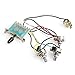 ZUXOCY 5-Way 500k Pots Knobs Wiring Harness Pickup for Guitar