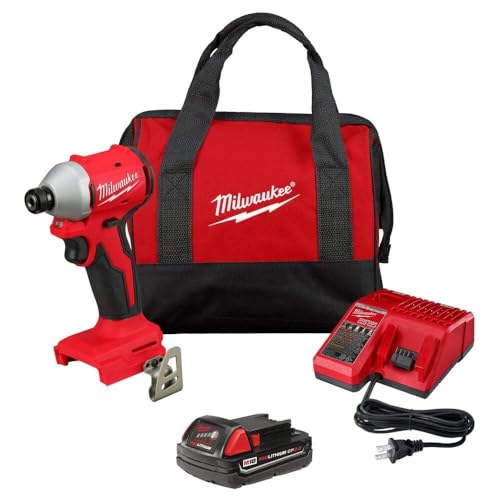 Image of Milwaukee M18 Compact 1/4 Inch Hex Impact Driver Kit