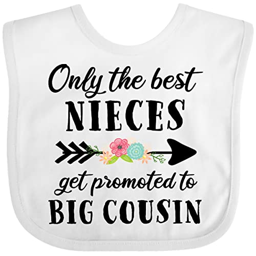 inktastic Only the Best Nieces Get Promoted To Big Cousin Baby Bib