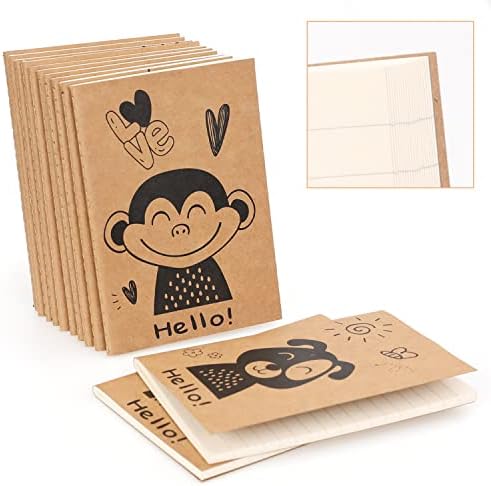 Sikao 12 Pack Cute Animals Mini Notebooks for Kids Party Favors, A6 Small Notebooks for Girls Teens, Notebook Bulk for Class Prizes Bag Stuffer, Little Journals for Kids, Happy Mini Journal